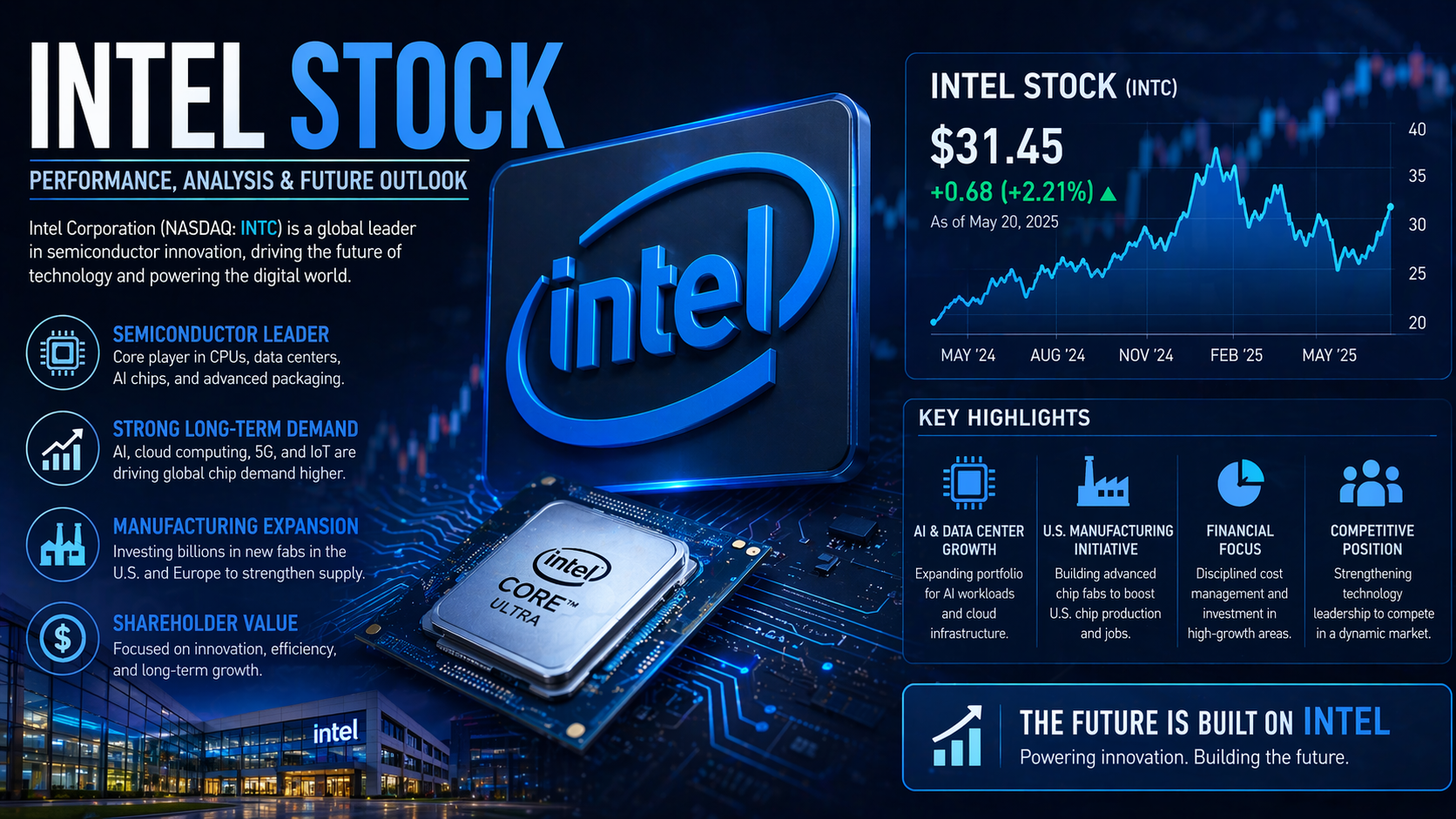 Intel Stock Analysis: Price Trends, Financial Performance & Future Outlook