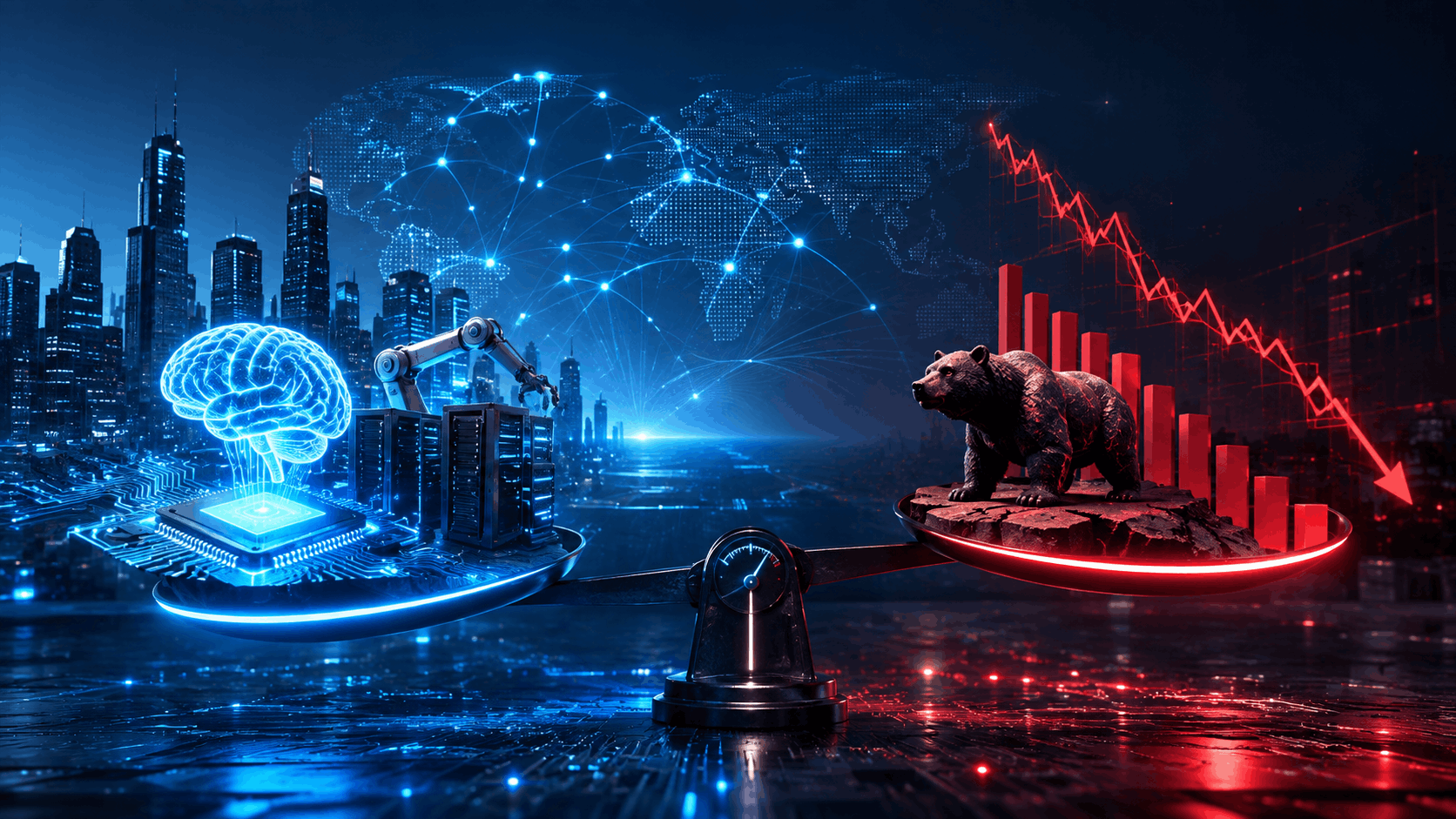 AI Investment Boom vs Market Risk
